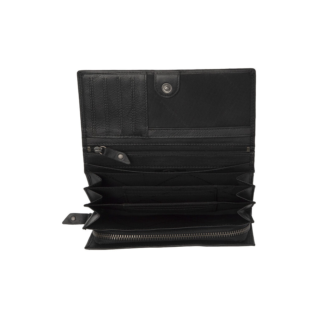 Паричник Женски Кожен Arvento – Црн